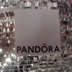 NIB Pandora Gold And Diamond Bracelet / Necklace Charm